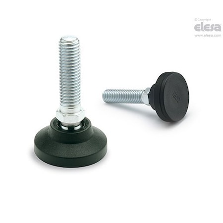 Elesa Levelling feet, LS.A-50-14-AS-M16x168 LS.A